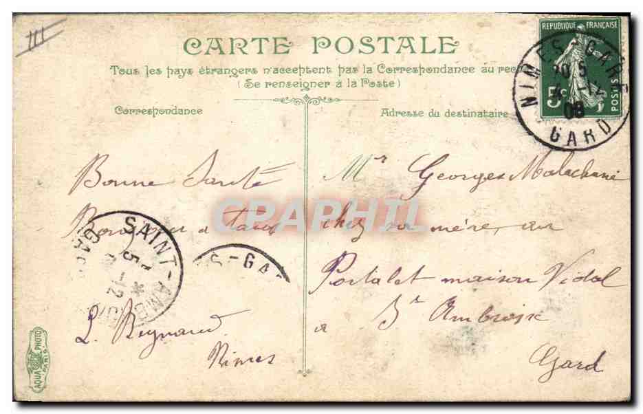 Schule der Trommler — Infanterie — L.V. & Cie, Nr. 3580 — Rückseite