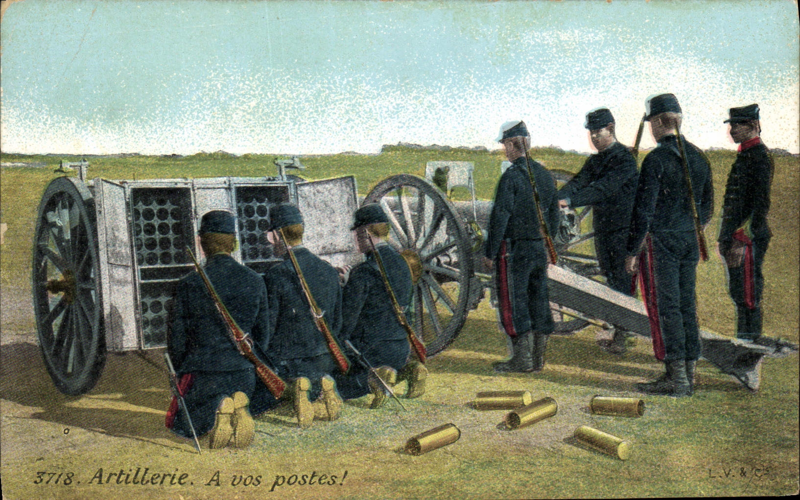Artillery. Take Your Posts! — Series 3718 — L.V. & Cie