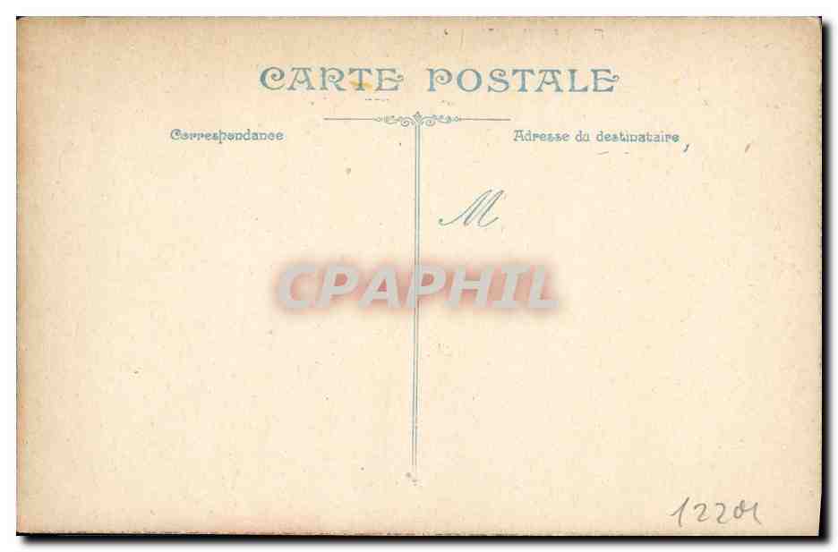Offizier in Uniform — Portrait — CPAPHIL n°12201 — Rückseite