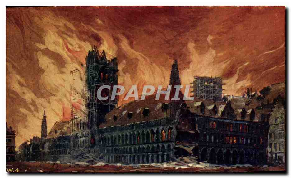 CPA Militaria Ypres 