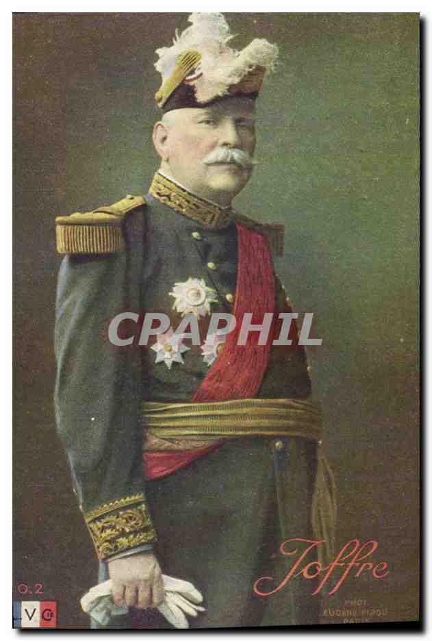 General Joffre — Portrait im Uniform — Verlag Eugène Boudon, Paris, Nr. G.2