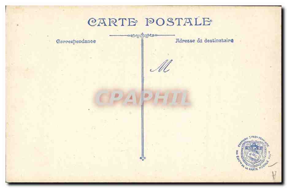 General Joffre — Portrait im Uniform — Verlag Eugène Boudon, Paris, Nr. G.2 — Rückseite