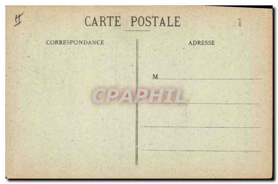 Homme assis près d'un calvaire — scène poétique avec texte de Botrel — éditeur Doric et Léna, n° 2383 — Verso