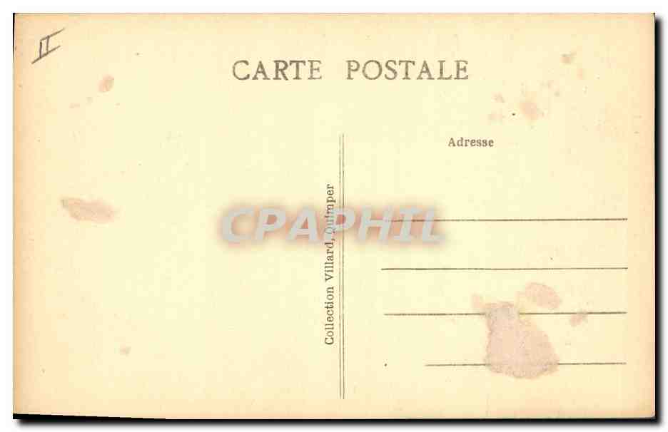 En Bretagne — Les Premières Becquées — Collection Villard, Quiruper — Rückseite