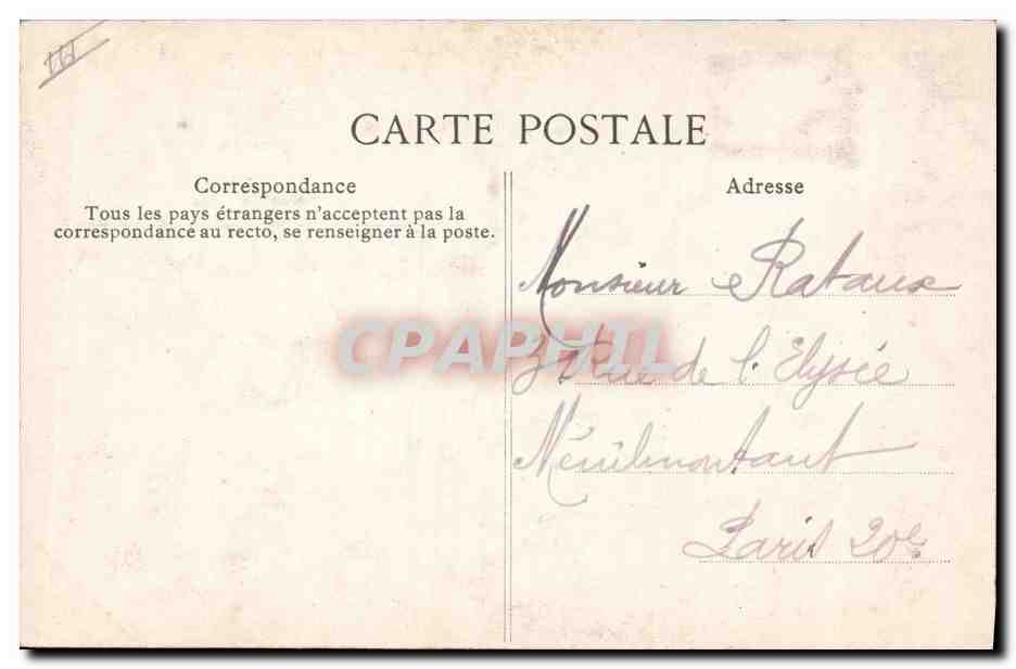 CPA Folklore Bretagne Le petit Breton vous salue — Verso