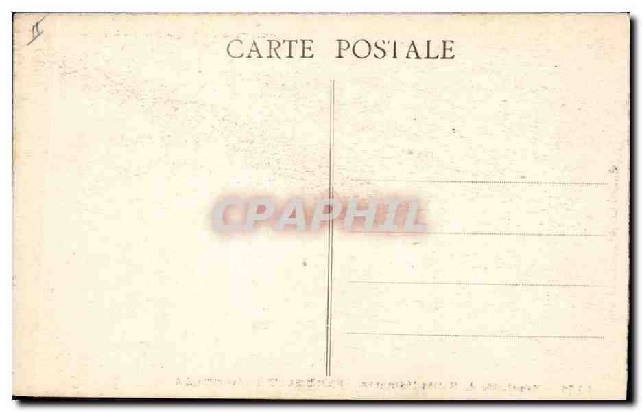 CPA Folklore Bretagne Brochette de petits hommes Plougastel Daoulas  — Rückseite