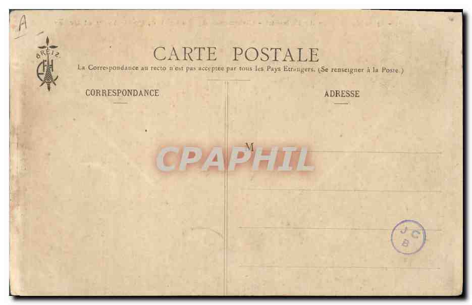 CPA Folklore Des nouvelles de l'absent Costumes de Bannalec Pont Aven et Scaer — Verso