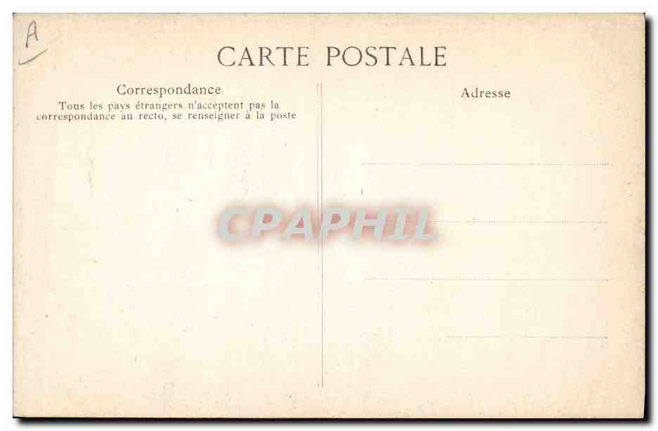 CPA Folklore Une elegante de Bannelec — Verso