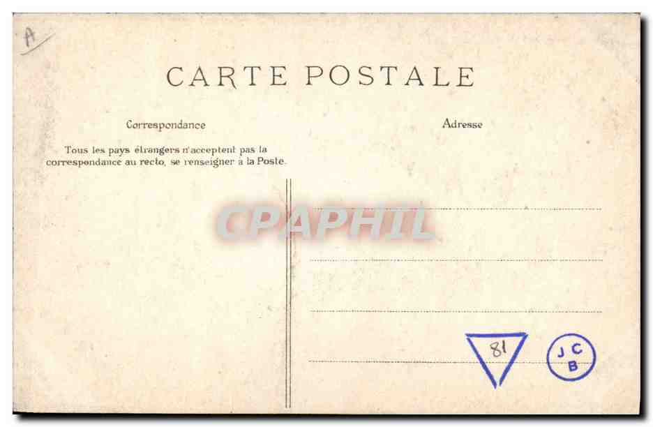 CPA Folklore Costume d'homme de Vannes et des environs — Verso