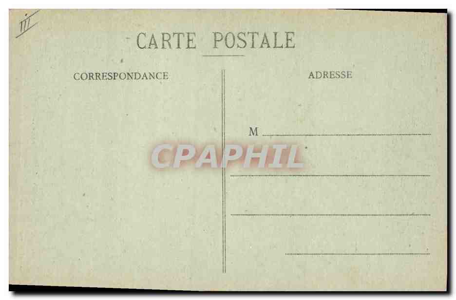 CPA Folklore Costume de Carnac — Verso