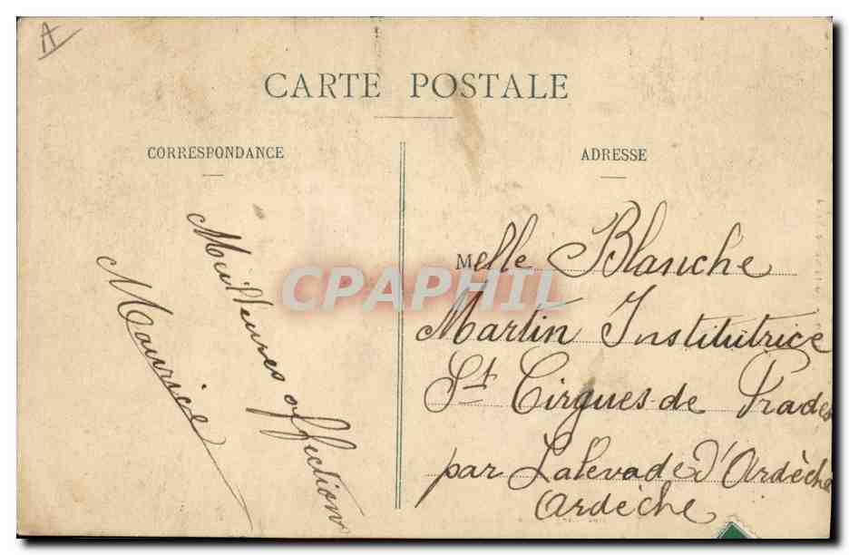Femme en costume de Baud — Collection M. Laurent, Paris — n° 3830 — Verso