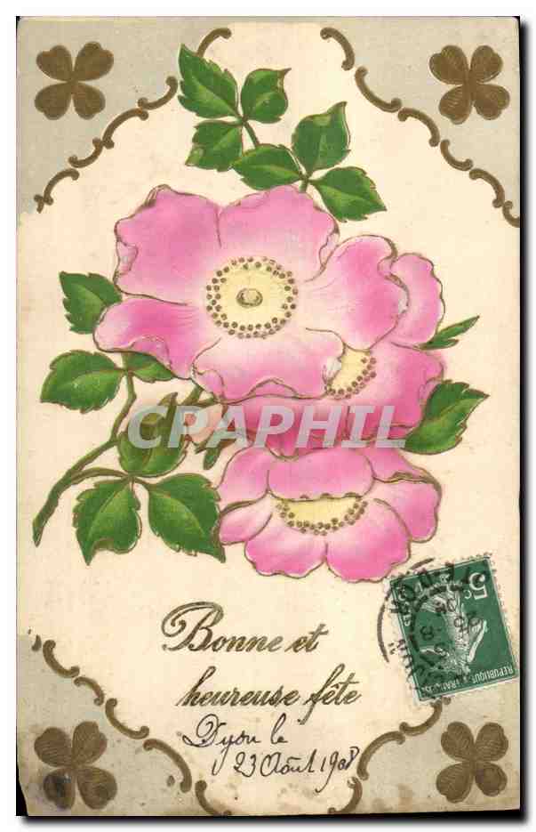 CPA Fantaisie Fleurs 