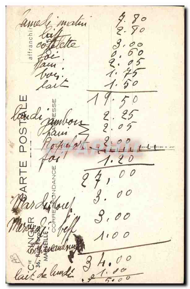 CPA L'usine Singer a Bonnieres sur Seine Machine a coudre — Rückseite