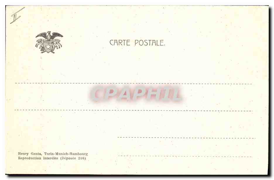 CPA Alpinisme Souvenir de la haute montagne Un moment peu favorable — Rückseite
