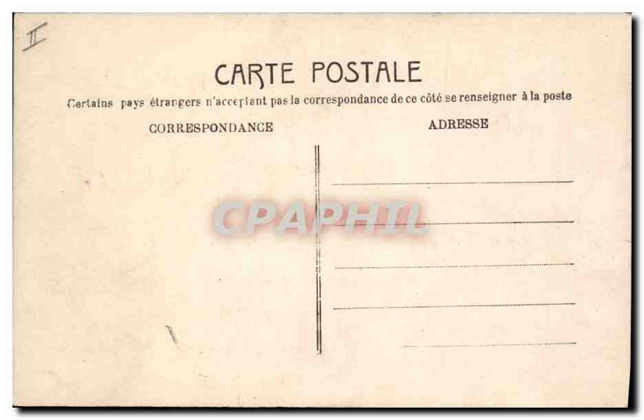 CPA Fantaisie Le langage des Fleurs  — Verso