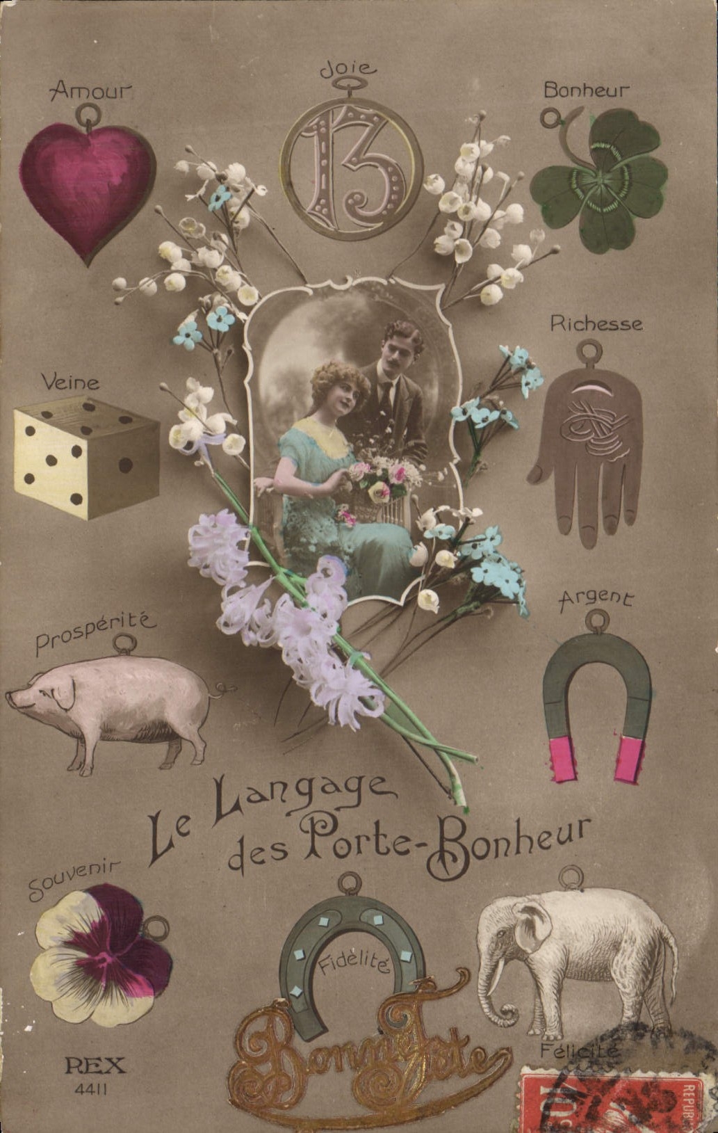 Le Langage des Porte-Bonheur — REX 4411