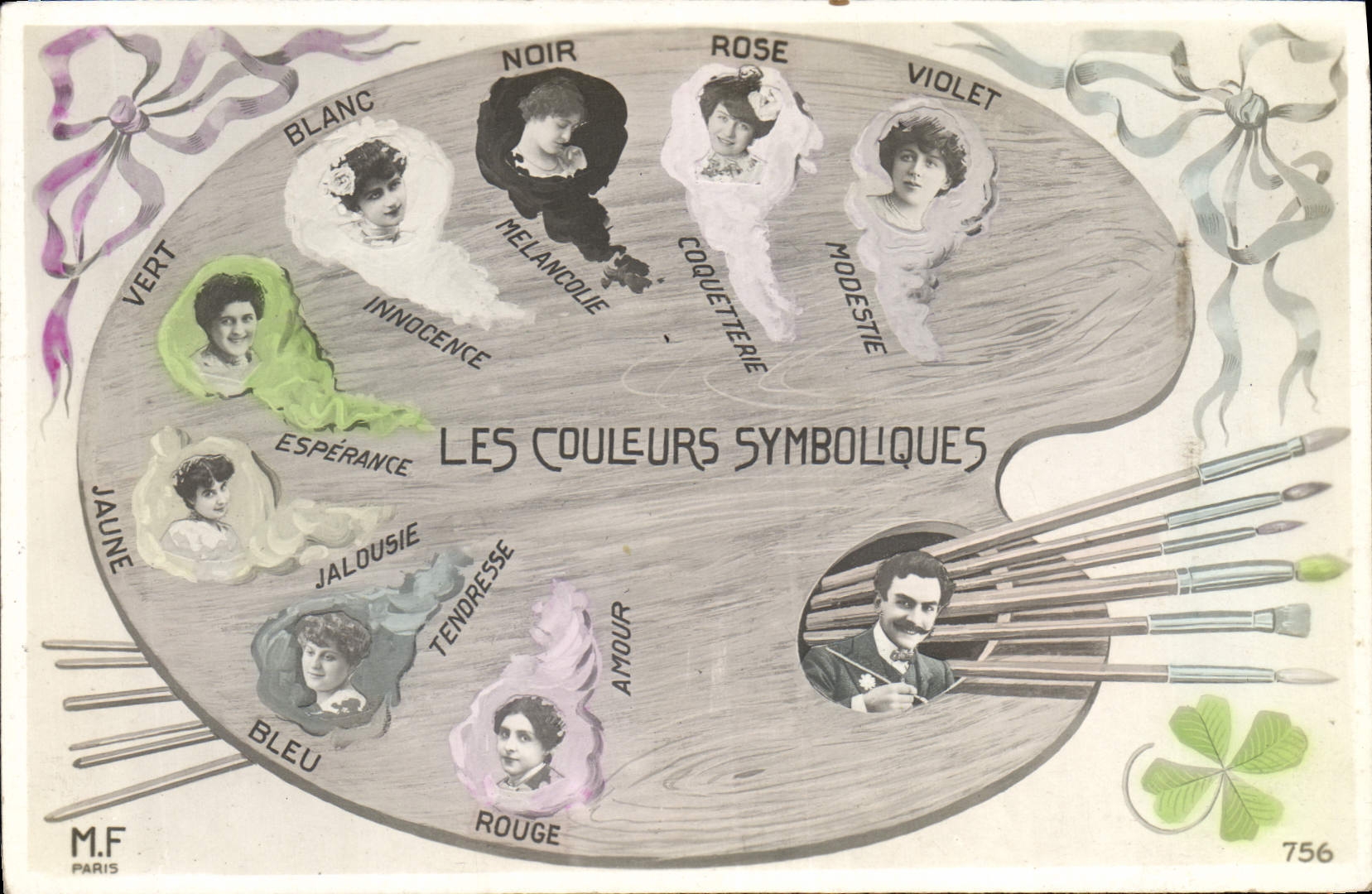 Les couleurs symboliques — M.F. Paris n°756
