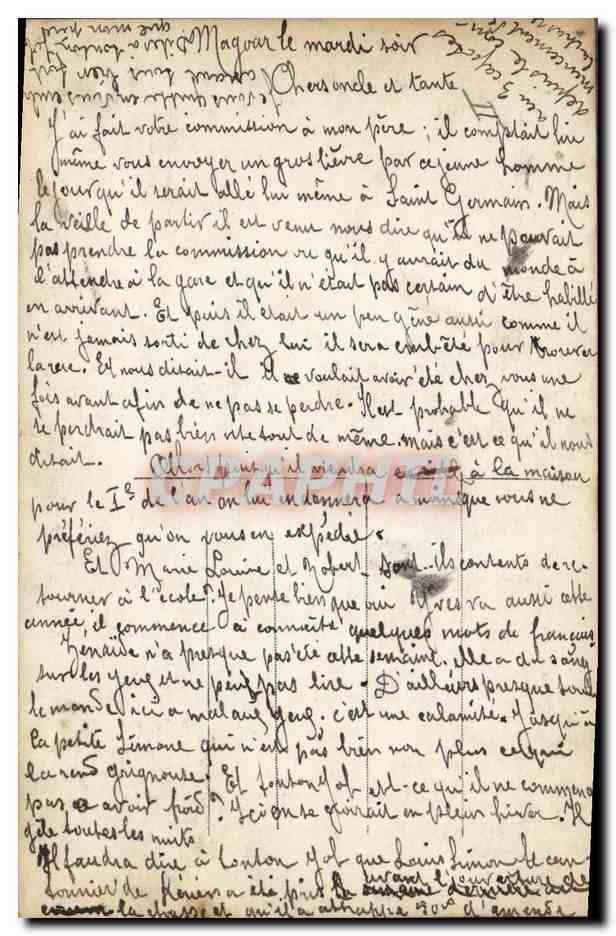 Engagement des Fleurs — Éditeur : L. M. & Cie, n° 465 — Rückseite