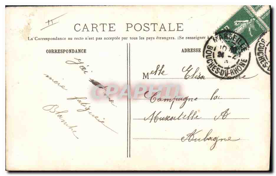 CPA Fantaisie Femme Les mois de naissance  — Verso