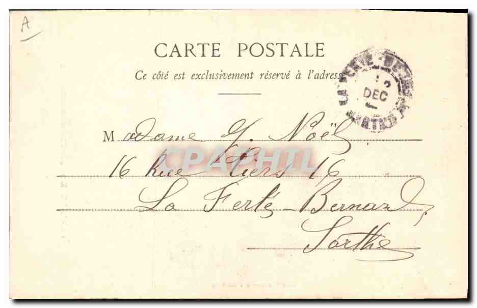 La Campanule — Langage des Fleurs — Poitrine A. Stanley & Cie, série 1900 — Verso