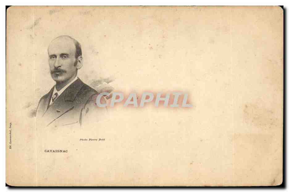Portrait d'un homme — Cavaignac — Photo Pierre Pelti