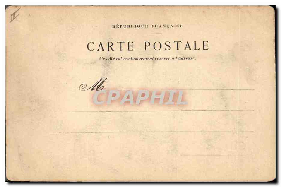 Portrait d'un homme — Cavaignac — Photo Pierre Pelti — Achterkant