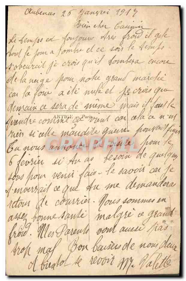 CPA Fantaisie Fleurs Eventail  — Rückseite