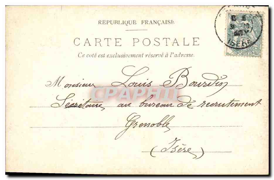 CPA Fantaisie Femme Eventail  — Rückseite