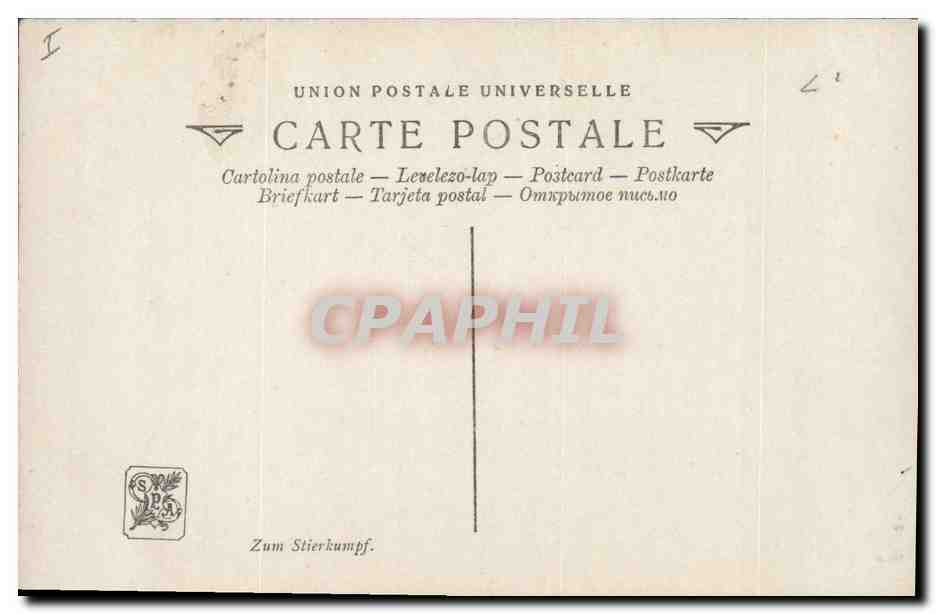 CPA Fantaisie Femme Eventail Salon 1909 Un jour de courses de taureaux Corrida — Rückseite