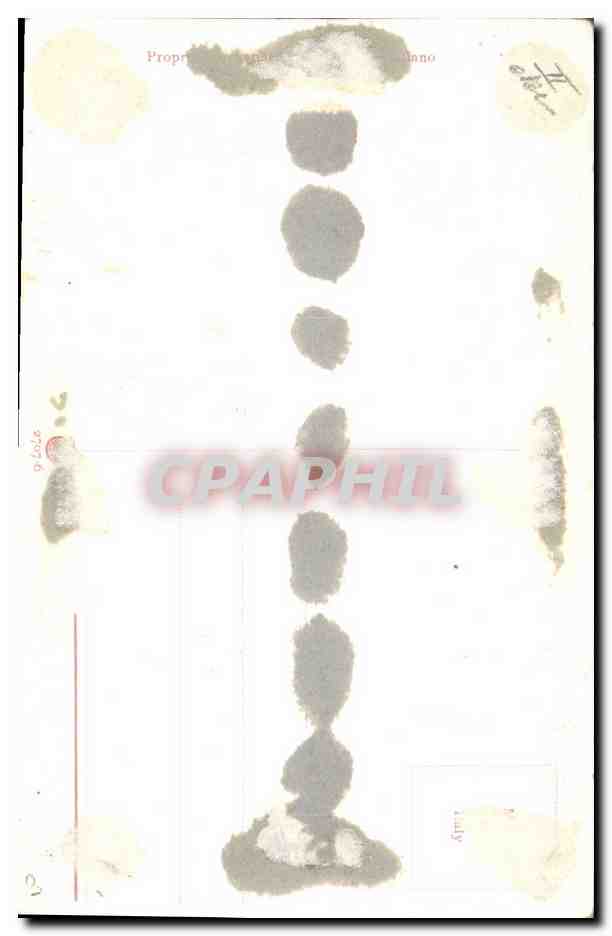 CPA Fantaisie Femme Eventail  — Verso