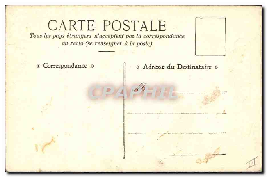 CPA Fantaisie Fleurs  — Verso