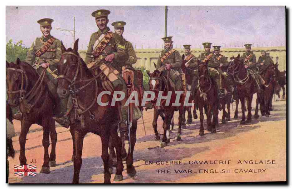 CPA Militaria En guerre Cavalerie anglaise 
