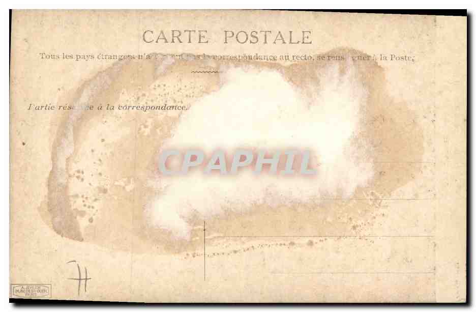 CPA Militaria General Pau Commandant de l'armee de l'Est  — Rückseite