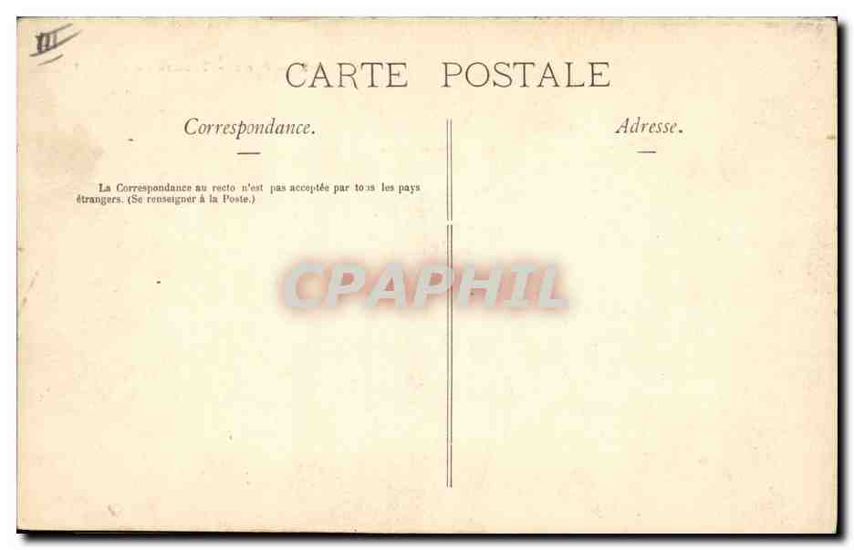 CPA Theatre du Chatelet Paris  — Verso