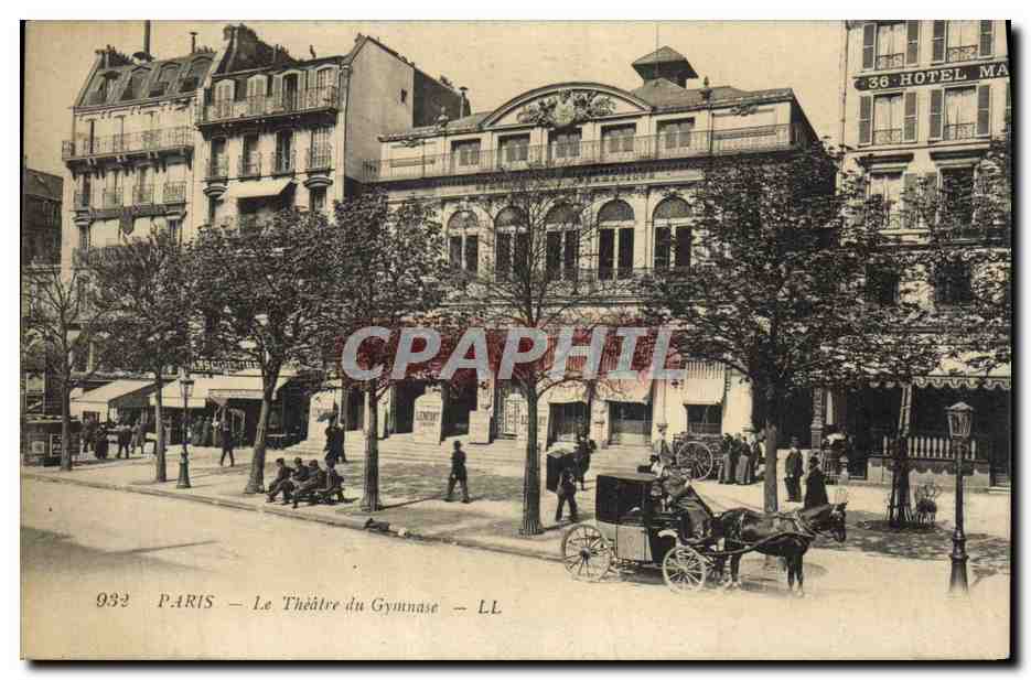 CPA Theatre du Gymnase Paris 