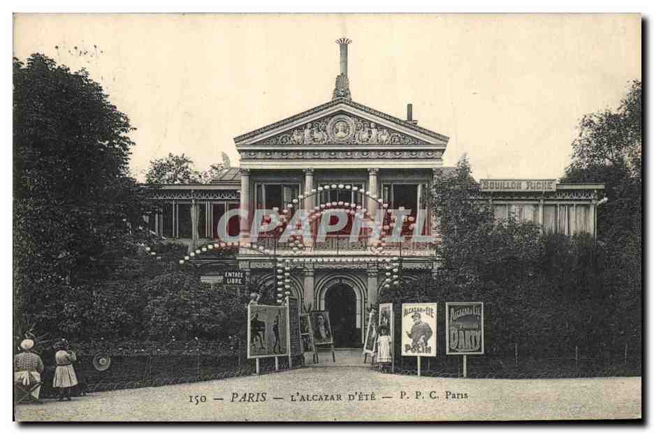 CPA Theatre Paris L'Alcazar l'ete 