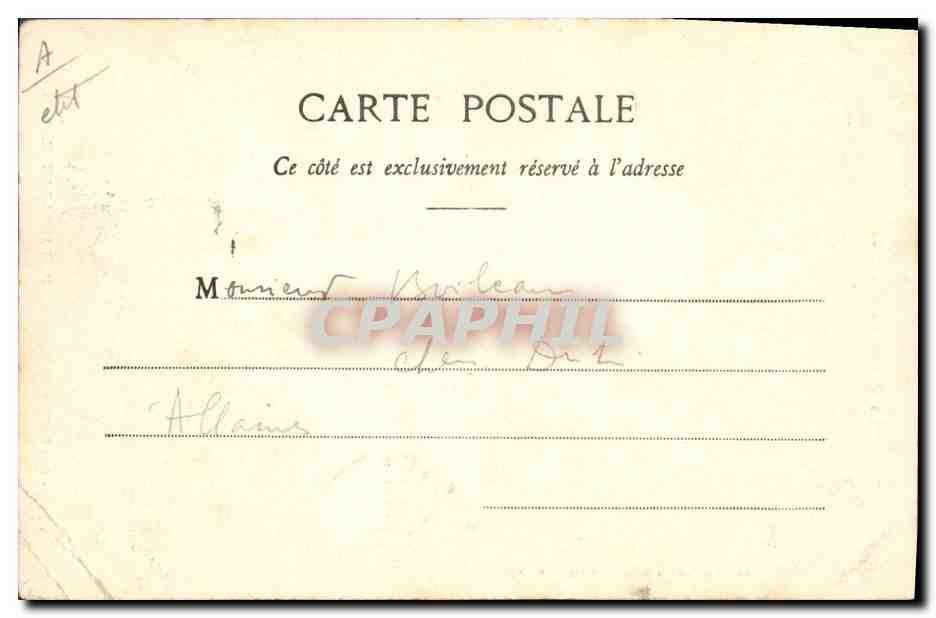 CPA Folklore Ploufragan — Verso