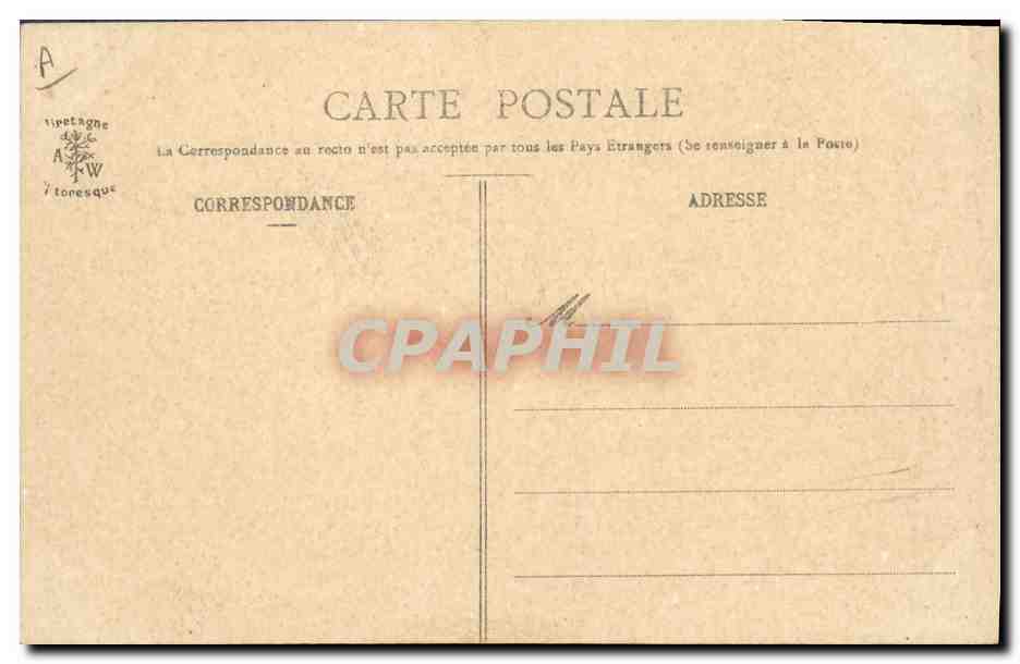 CPA Folklore Lamballaise — Verso