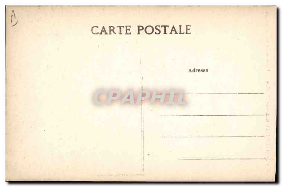 CPA Folklore Jeune fille de Plougastel Daoulas  — Verso