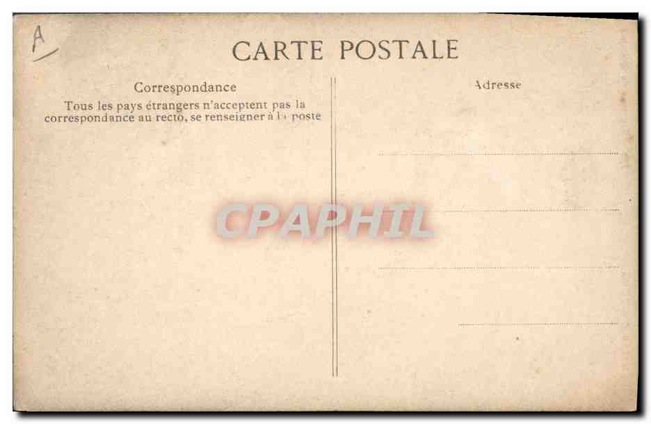 CPA Folklore Paysanne de Quimper — Verso