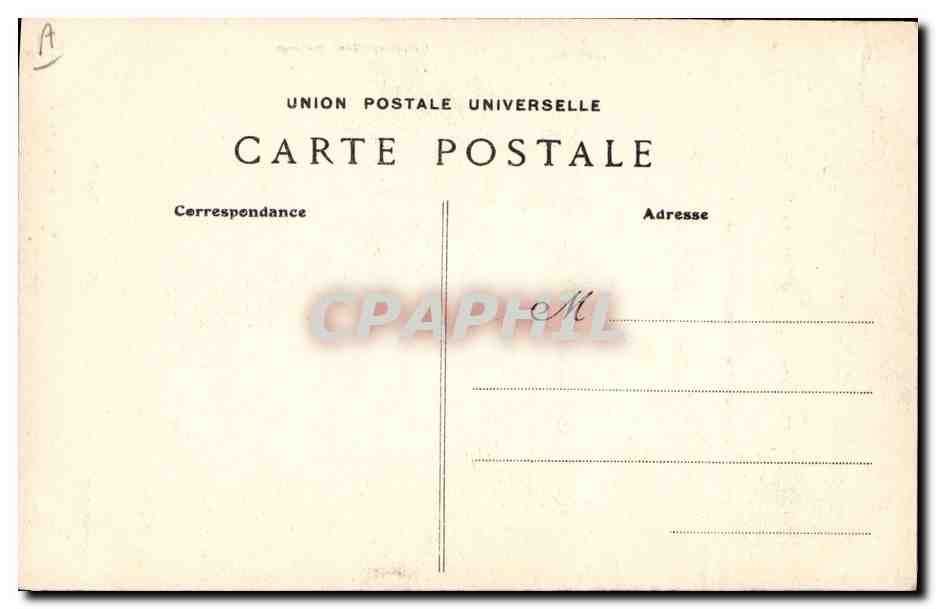 CPA Folklore Jeune fille de Scaer — Verso