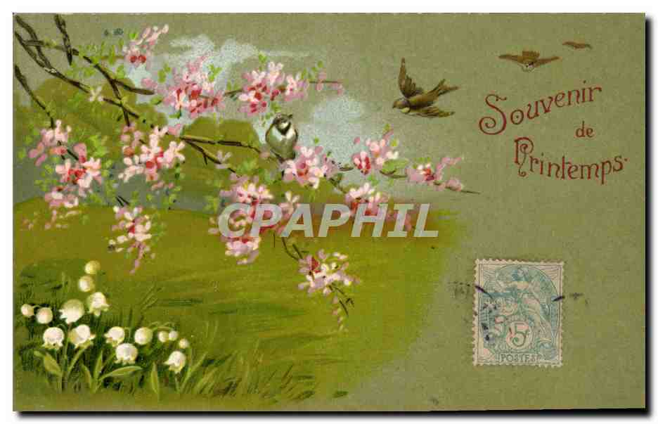 CPA Fantaisie Fleurs 