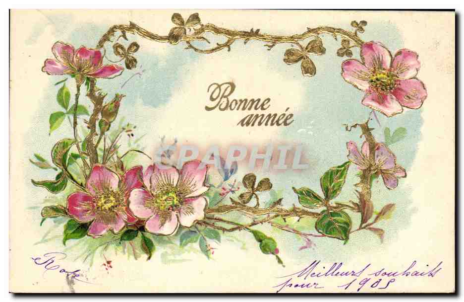 CPA Fantaisie Fleurs 