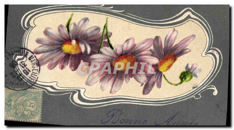 CPA Fantaisie Fleurs 