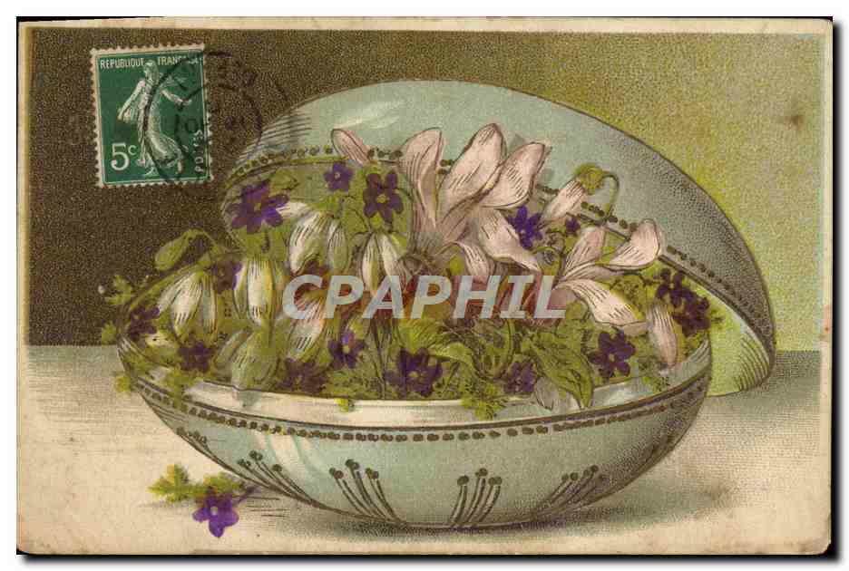 CPA Fantaisie Fleurs 