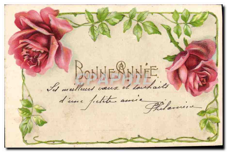 CPA Fantaisie Fleurs 