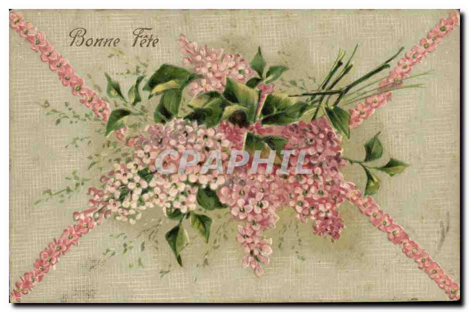 CPA Fantaisie Fleurs 