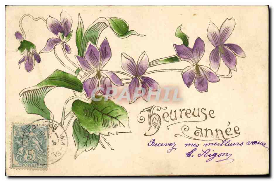 CPA Fantaisie Fleurs 