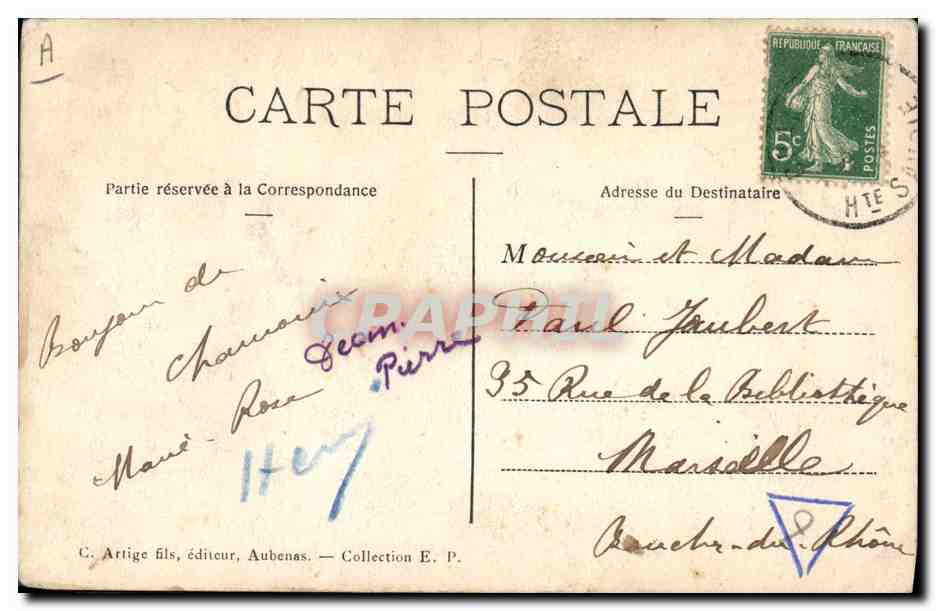 CPA Alpinisme Sur l'arte des Grands Charmoz — Reverso
