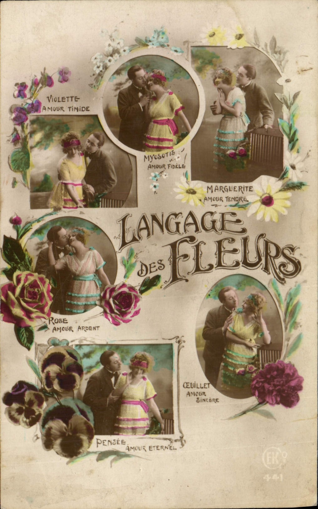 Langage des Fleurs — Éditeur EK n° 341